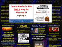 Tablet Screenshot of jesus-is-savior.com